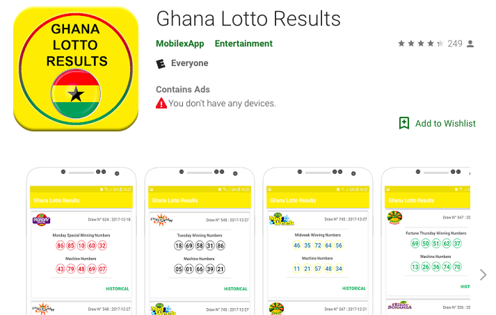 Ghana National Lotto Result Downloads 
