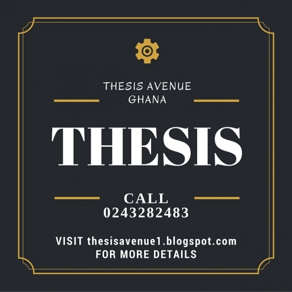 thesis writing services in ghana